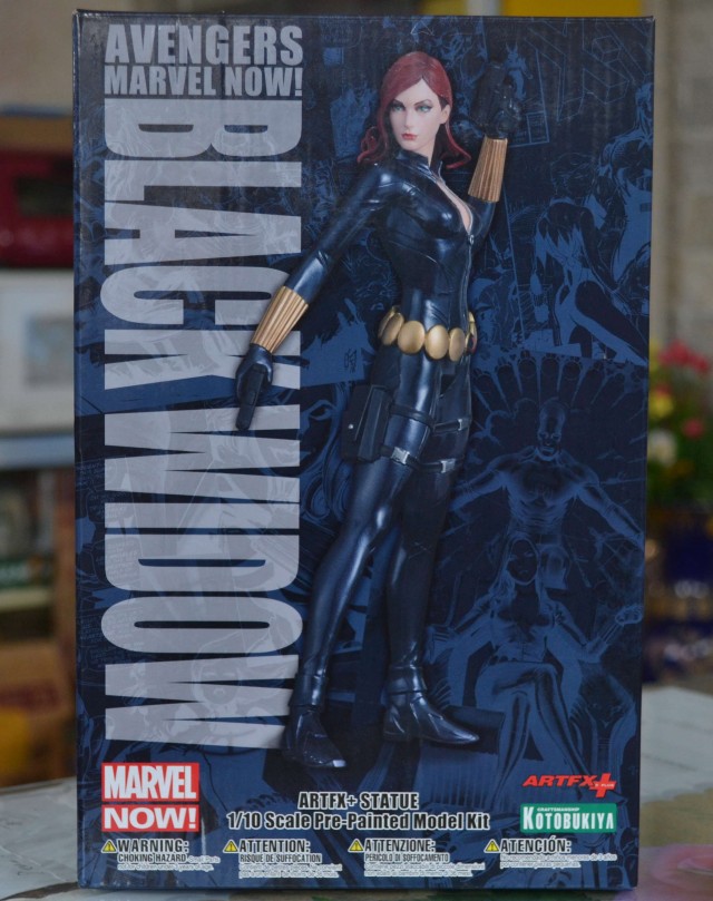 Kotobukiya Avengers Black Widow ARTFX+ Statue Box Packaging