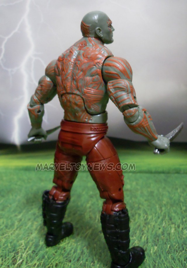 Marvel Legends Guardians of the Galaxy Drax Figure Back