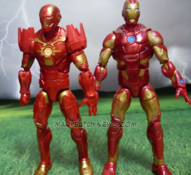 Marvel Legends Guardians of the Galaxy Iron Man Comparison Photo