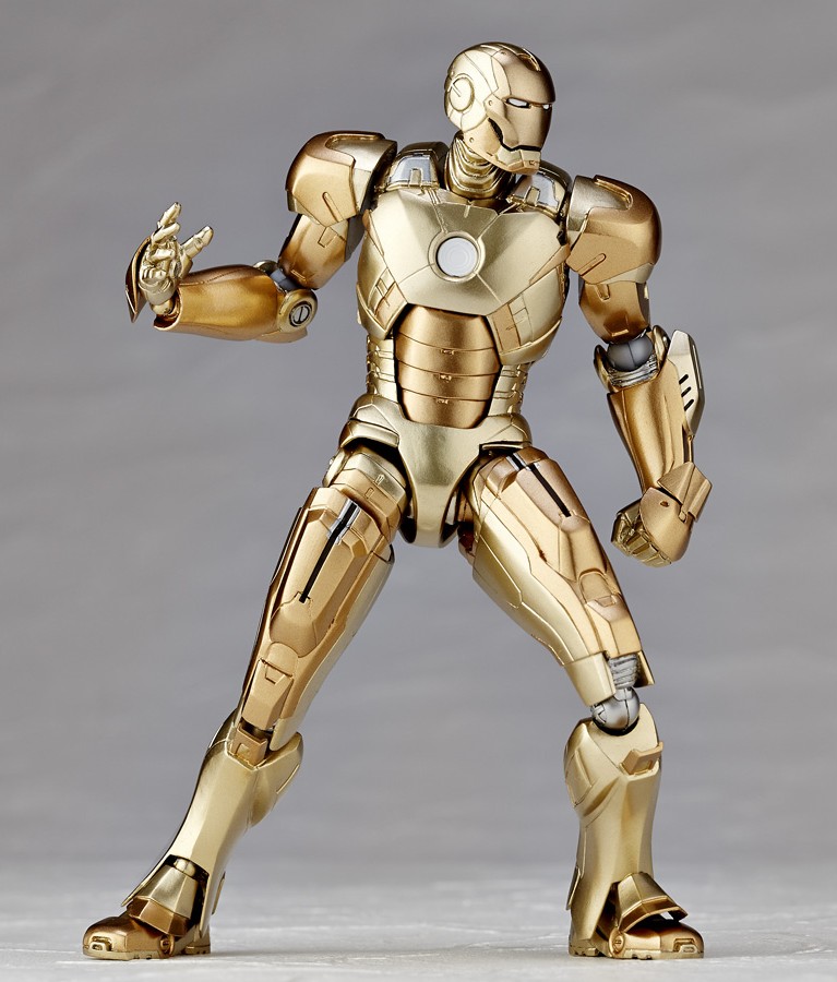 Iron Man figurine Sci Fi Revoltech #052 Iron Man Mark XXI 16 cm VEULES LES