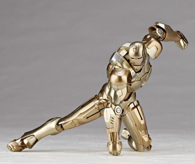 Revoltech Midas Iron Man Action Figure Crouching
