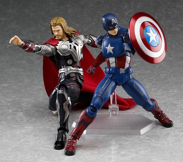 The Avengers Figma Captain America and Thor Figures