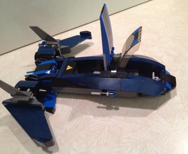 X-Men LEGO Blackbird Jet Set with Hatch Open