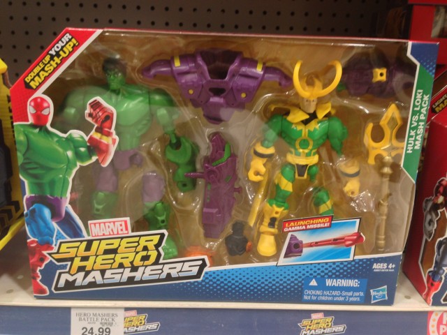 Marvel Mashers Loki vs. Hulk Figures Pack