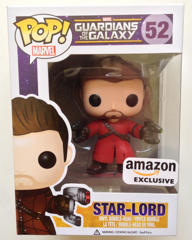 Funko Guardians of the Galaxy Unmasked Star-Lord POP! Vinyls Box