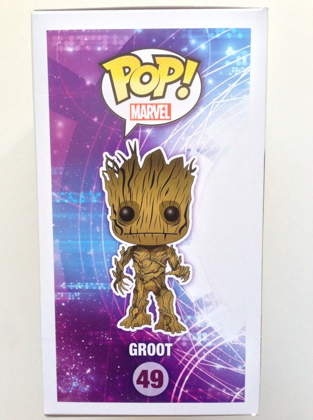 Funko POP Vinyls Groot Box Side