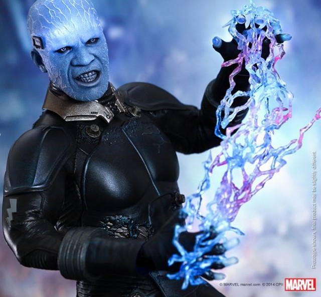 Amazing Spider-Man 2 Hot Toys Electro with Lightning Electric Effects Pieces