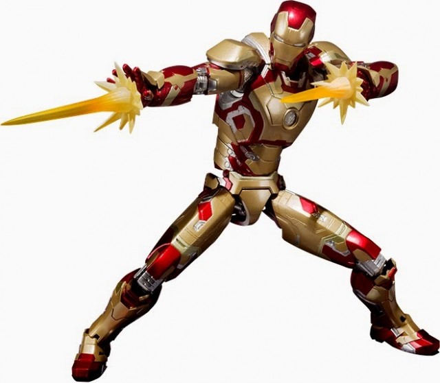 Bandai SH Figuarts Iron Man Mark XLII Figure with Effects Pieces