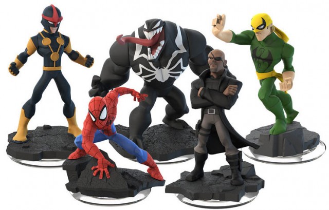 Disney Infinite 2.0 Marvel Figures Nova Venom Spider-Man Iron Fist Nick Fury