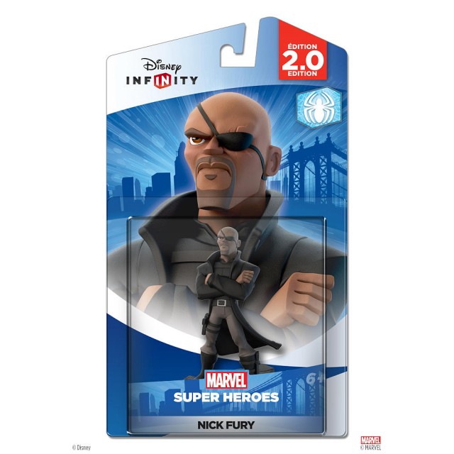 Disney Infinity Marvel Nick Fury Figure Packaged