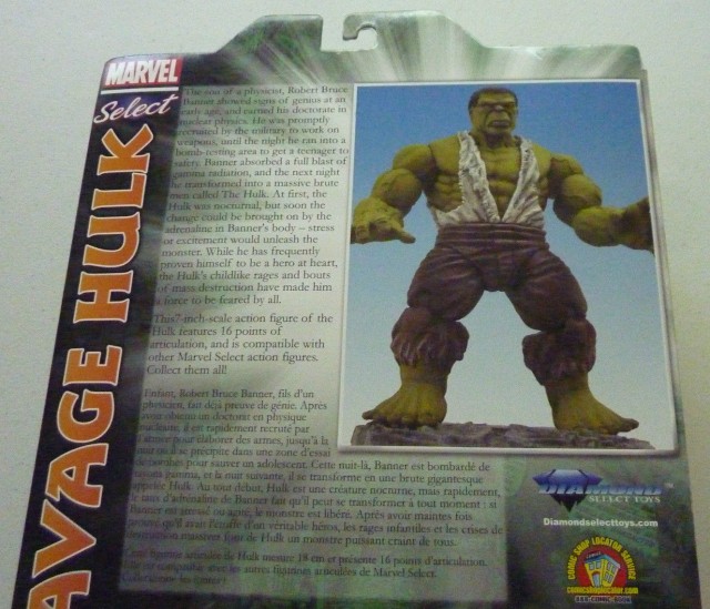 Disney Store Exclusive Marvel Select Savage Hulk Action Figure