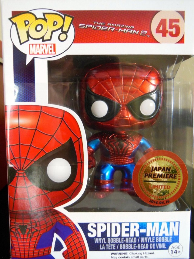 Funko Japanese Premiere Metallic Amazing Spider-Man 2 POP! Vinyl Box