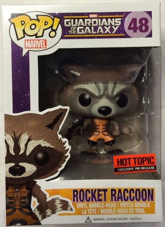 Funko Rocket Raccoon POP Vinyl Hot Topic Exclusive Pre-Release