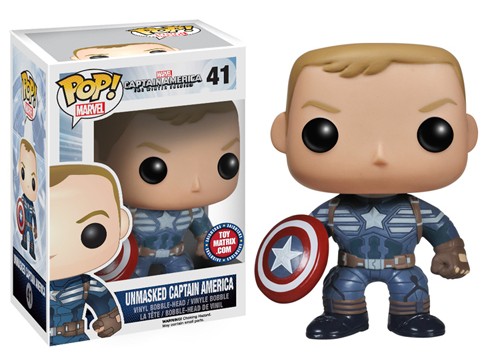 unmasked captain america funko pop