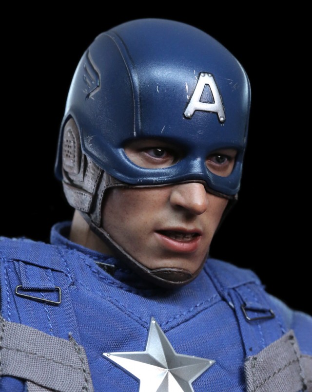 Golden Age Captain America Hot Toys Figure Head Sculpt