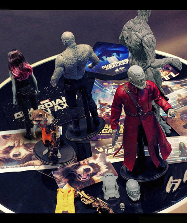 Guardians of the Galaxy Hot Toys Figure Prototypes