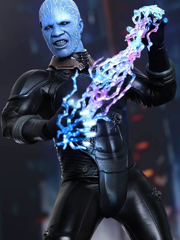 Hot Toys Amazing Spider-Man 2 Electro MMS 246 Figure Weaving Electricity