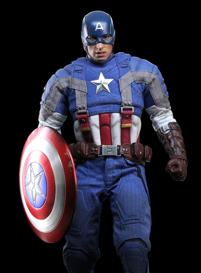 Hot Toys Captain America The Winter Soldier Movie Promo Captain America Golden Age Version Released