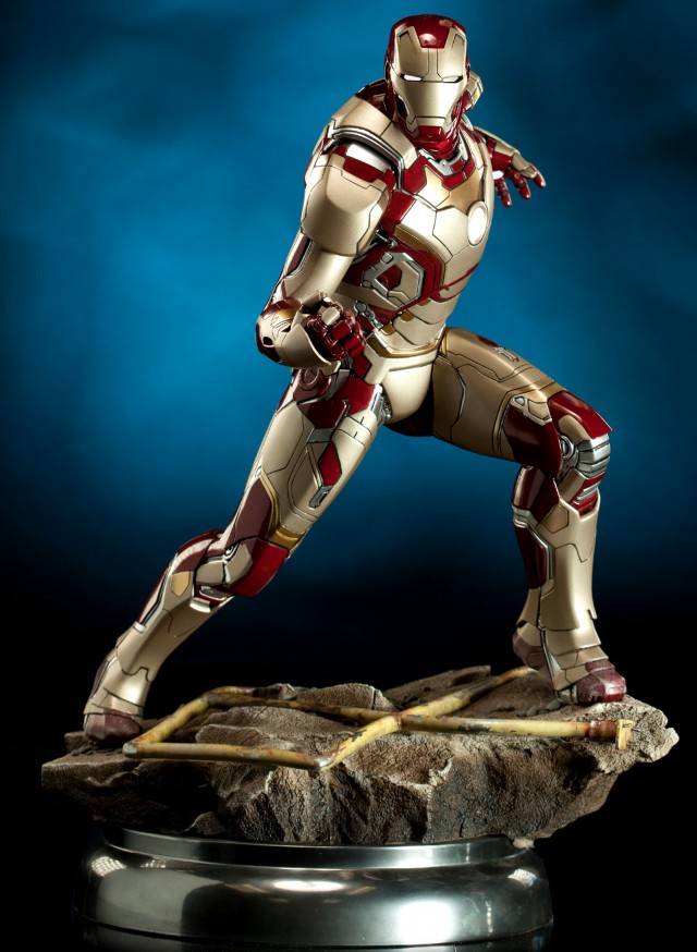 Iron Man 3 Maquette Iron Man Mark 42 Armor Quarter Scale Statue