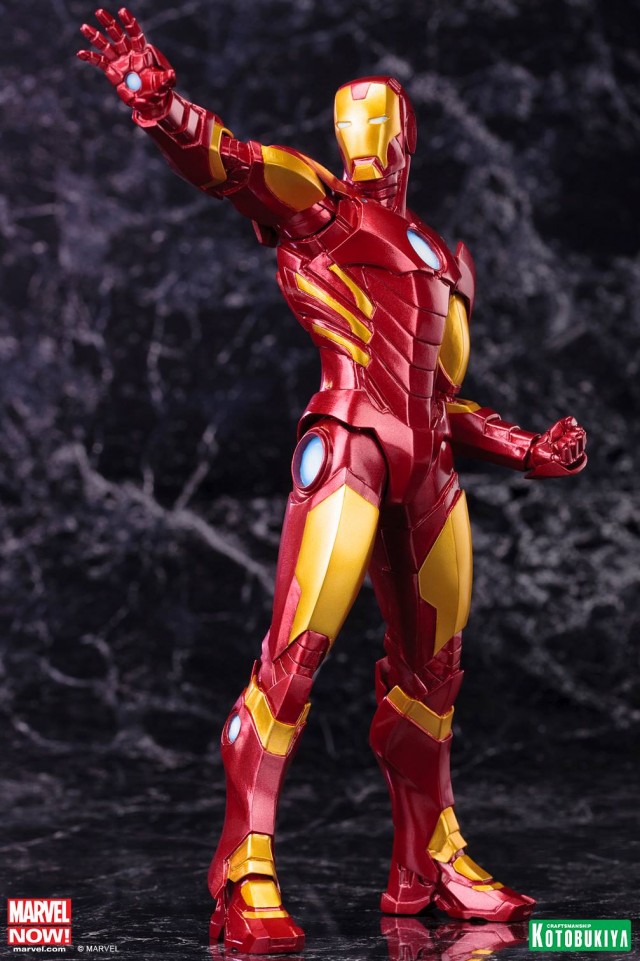 Kotobukiya Iron Man ARTFX+ Variant Statue Red and Yellow
