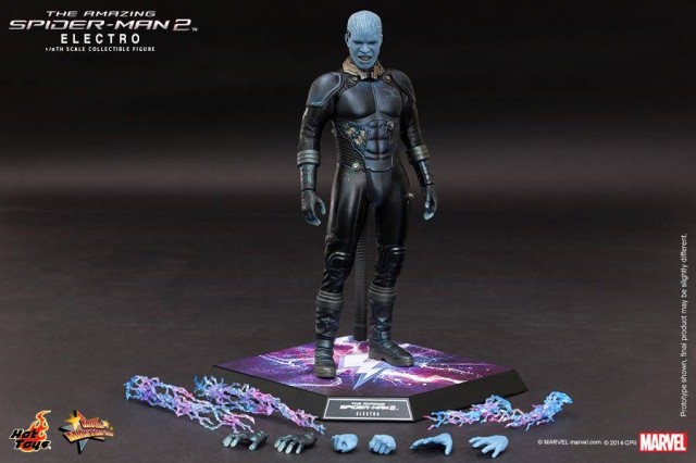 MMS246 Hot Toys Electro Figure with Display Stand and Accessories