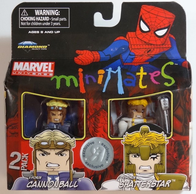 Marvel Minimates Shatterstar and Cannonball Two-Pack