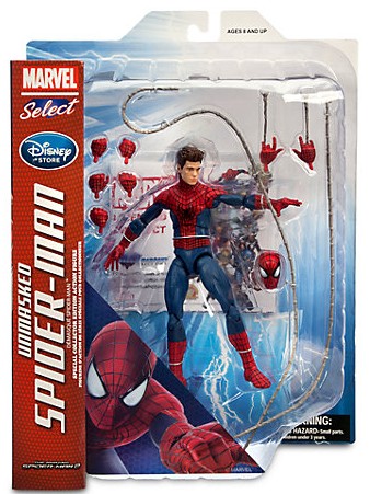 Marvel Select The Amazing Spider-Man 2 Unmasked Disney Exclusive Action Figure 