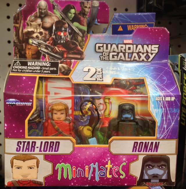 Marvel Minimates GOTG Star-Lord & Ronan Figures