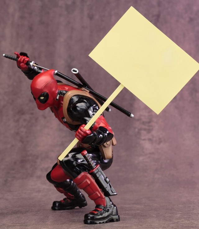 Deadpool Kotobukiya Statue ARTFX with Sign Accessory