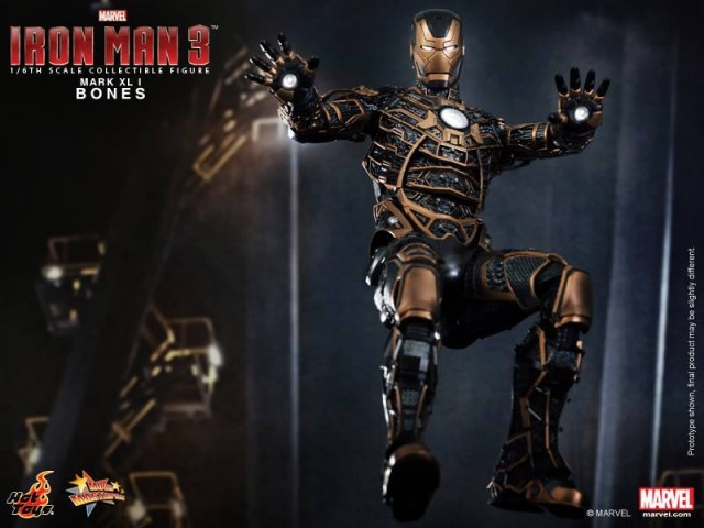 Hot Toys 2015 MMS 251 Bones Iron Man Sixth Scale Figure