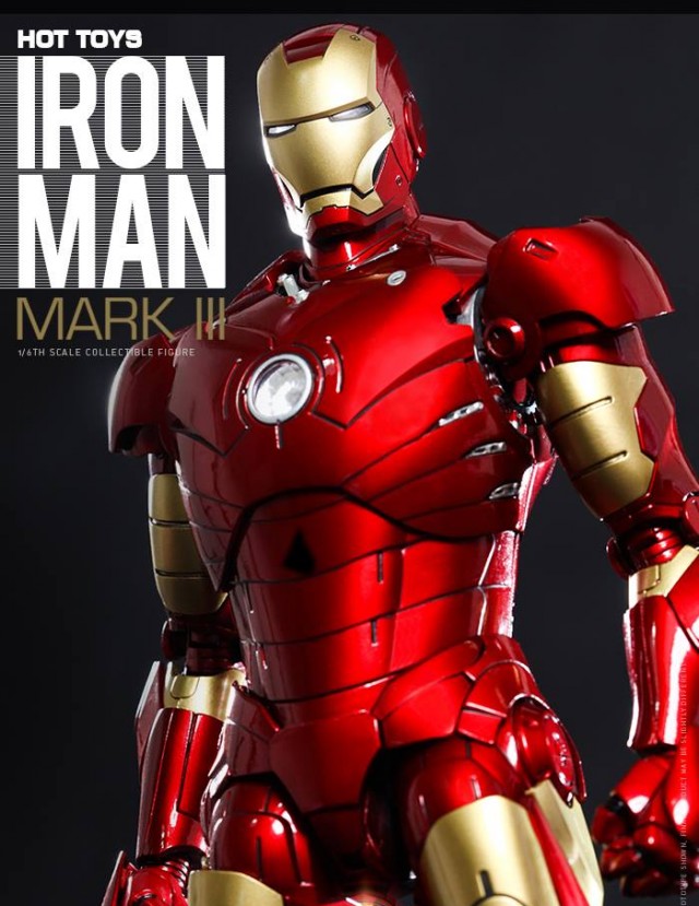 Hot Toys Iron Man Mark 3 Die-Cast Sixth Scale Figure