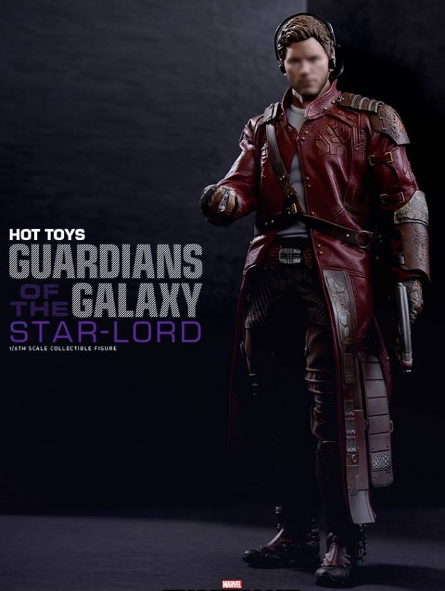 Hot Toys Star Lord Chris Pratt Head MMS255