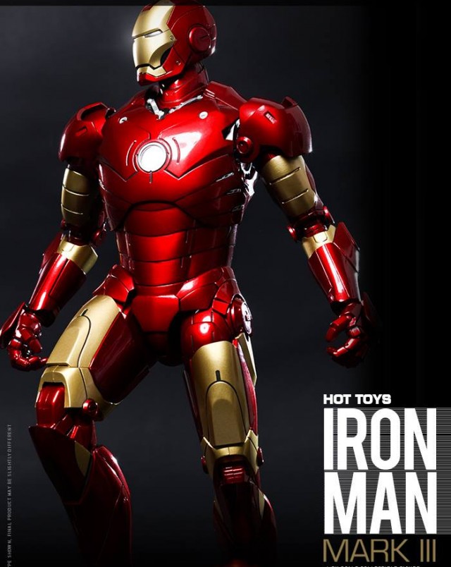 Iron Man Hot Toys Mark III Diecast Figure 2015 Release