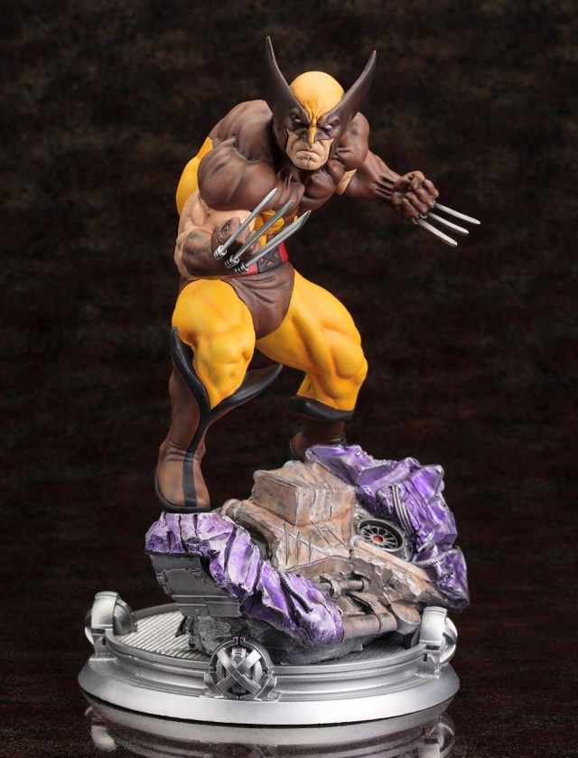 Kotobukiya X-Men Danger Room Sessions Wolverine Brown Costume Statue 2015