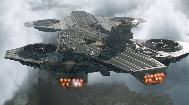 SHIELD Helicarrier Screenshot from Captain America The Winter Soldier