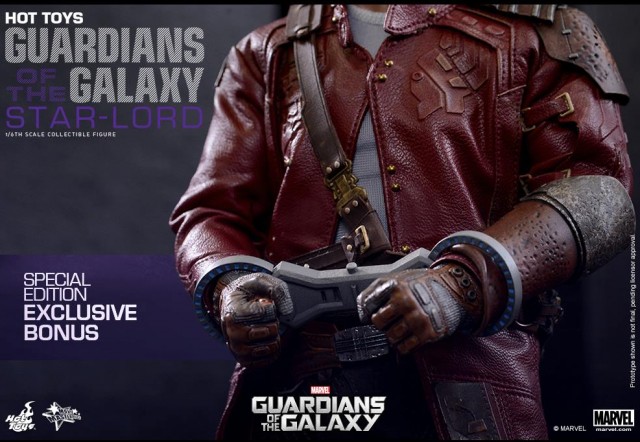 Sideshow Exclusive Hot Toys Starlord Handcuffs Bonus Accessories