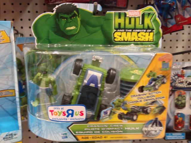 Crashin' Crew Hulk Green Car Toy Hulk Agents of SMASH