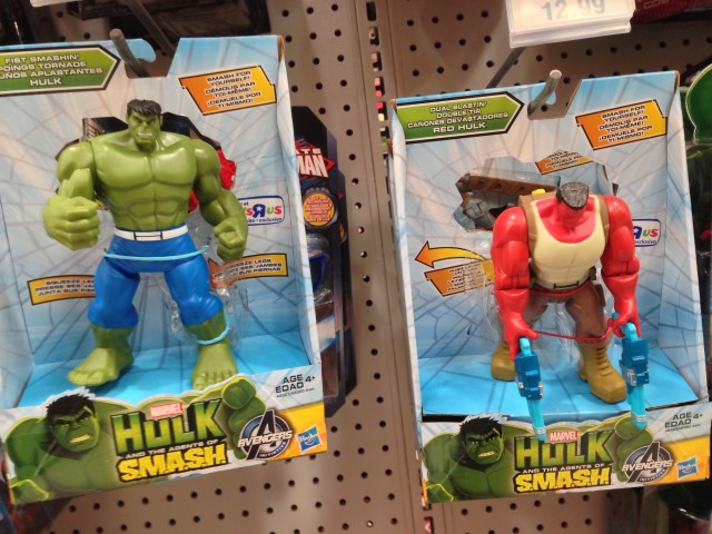 Hulk Agents of SMASH Hulk and Red Hulk Figures