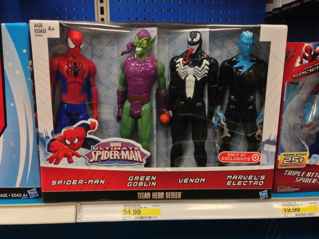 Titan Hero Spider-Man vs. Villains Target Exclusive Figures Set