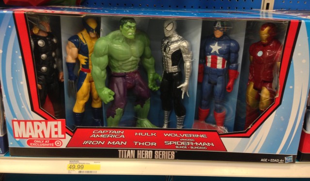 Marvel Heroes Titan Hero Series Figure Six-Pack Target Exclusive 2014