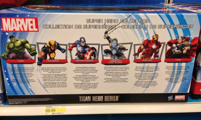 Target Exclusive Titan Hero Figure Collection Box Back