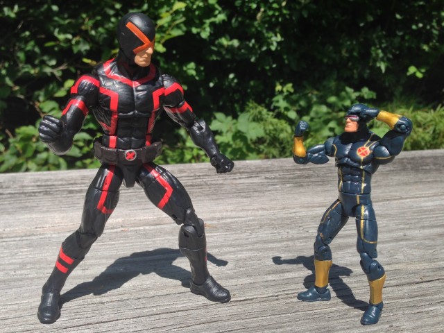 Marvel Legends Cyclops vs. Marvel Infinite Series Cyclops Figures