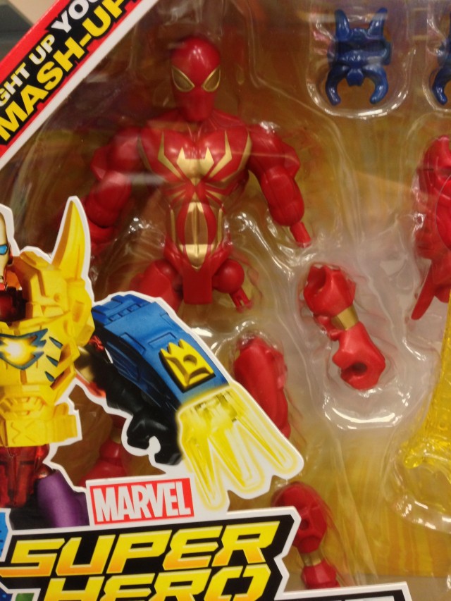 Marvel Super Hero Mashers Iron Spider Figure Close-Up