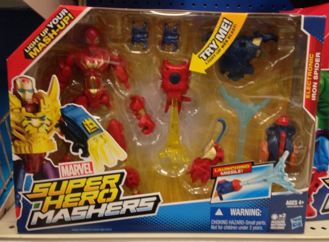 Iron Spider-Man Marvel Mashers Figure Packaged