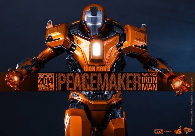 Hot Toys Iron Man Peacemaker Mark XXXVI Figure Exclusive