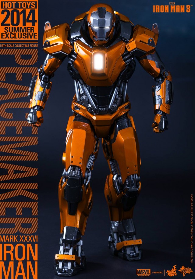 Mark 36 Iron Man Hot Toys Peacemaker Power Pose Figure Exclusive