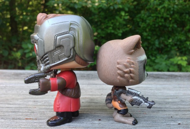 Scale Photo Funko Star-Lord and Rocket Raccoon Vinyl Toys