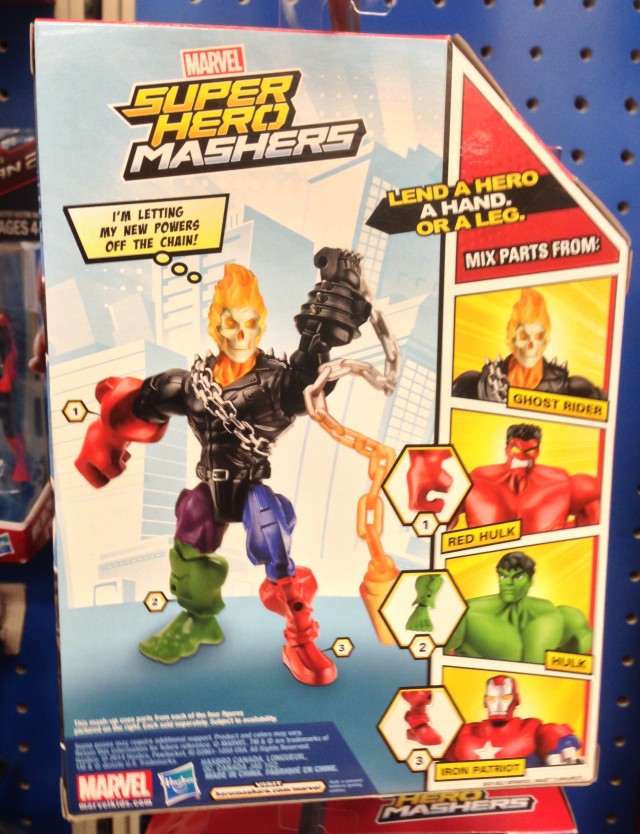 Ghost Rider Mashers Figure Box Back