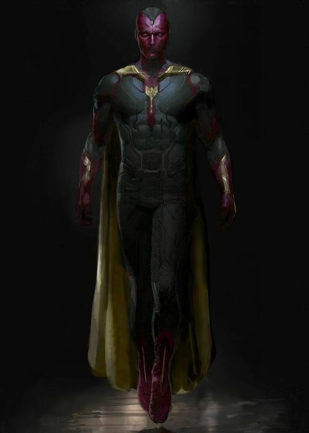 Avengers Age of Ultron Vision Movie Concept Art
