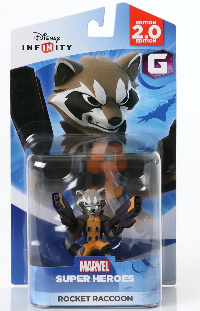 Disney Infinity Rocket Raccoon Figure Packaged